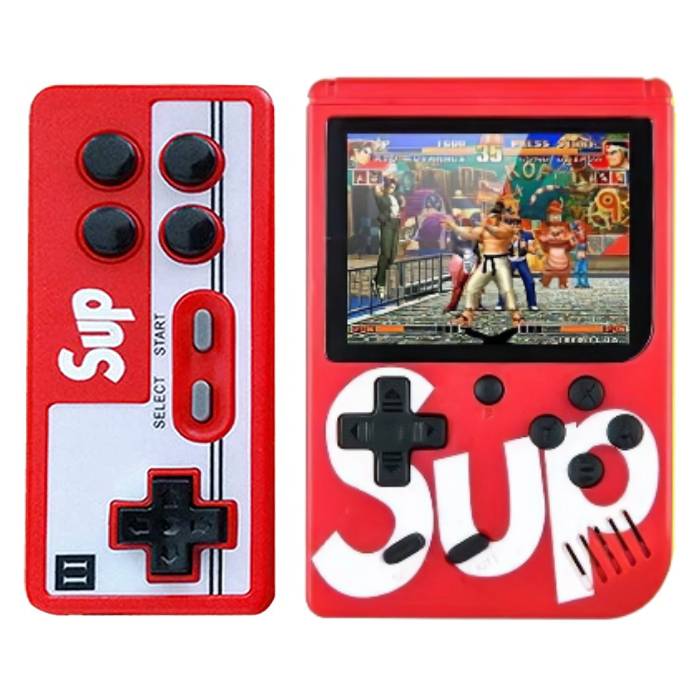 کنسول بازی دستی Sup Double Game Box ( قرمز )