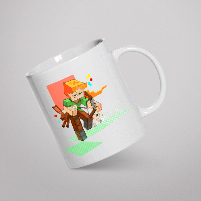 ماگ طرح Minecraft legends (ارسال رایگان)