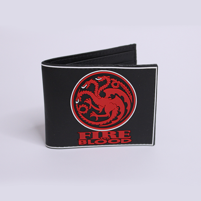 کیف پول جیبی طرح Fire and Blood (ارسال رایگان)