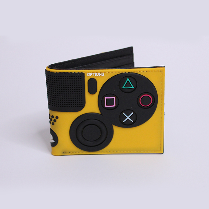 کیف پول جیبی (طرح Yellow PlayStation) (ارسال رایگان)