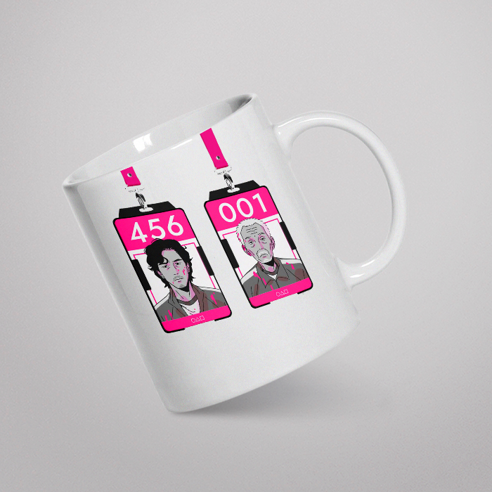 ماگ طرح Squid game (ارسال رایگان)