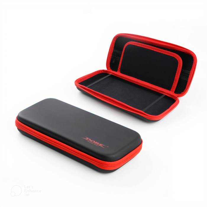 کیف محافظ Dobe برای نینتندو سوییچ قرمز و مشکی (ارسال رایگان)