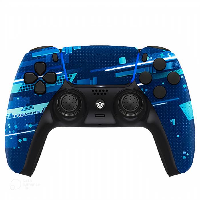 دسته بازی دوال سنس HexGaming طرح Green Space Distortion (ارسال رایگان)