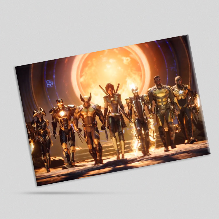 تابلو شاسی طرح Marvel (ارسال رایگان)