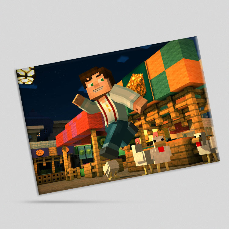 تابلو شاسی طرح Minecraft legends (ارسال رایگان)