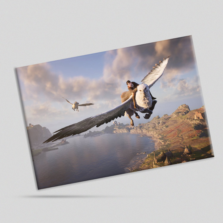 تابلو شاسی طرح Hogwarts Legacy (ارسال رایگان)