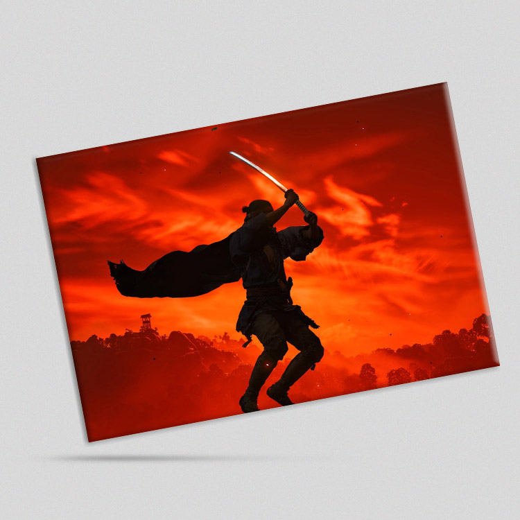 تابلو شاسی طرح Ghost of Tsushima