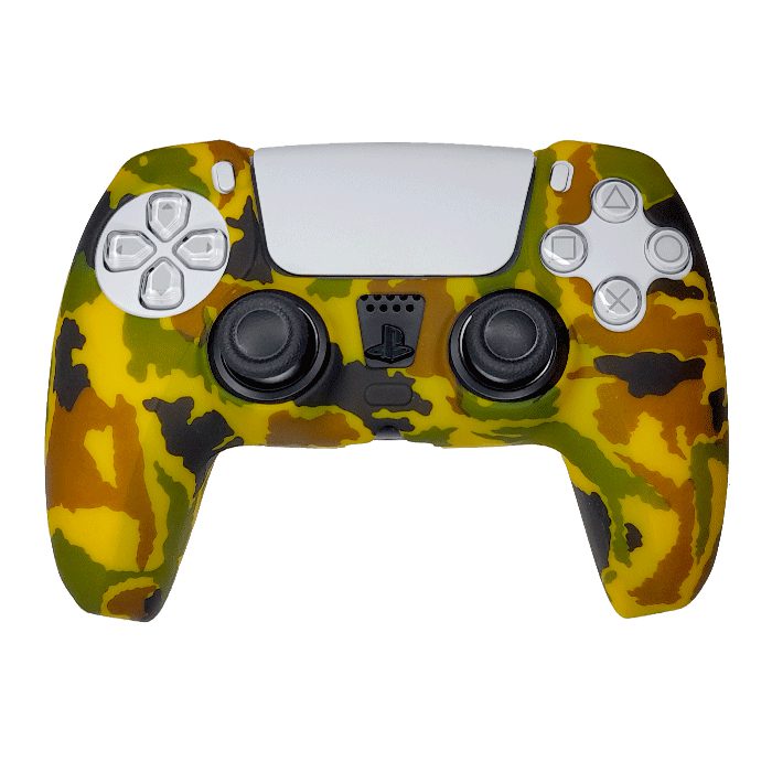 کاور دسته Dualsense زرد چریکی (ارسال رایگان)