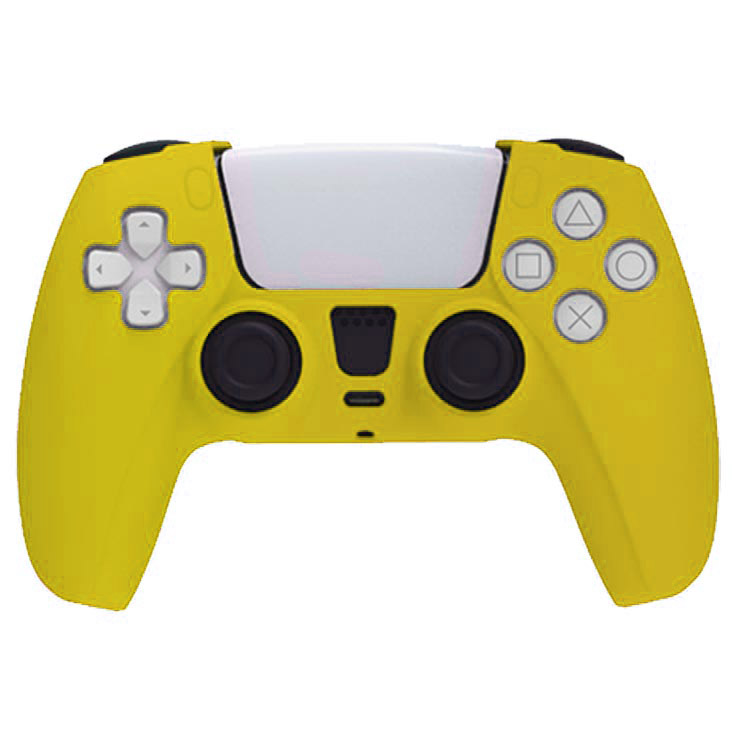 کاور دسته Dualsense رنگ زرد (ارسال رایگان)