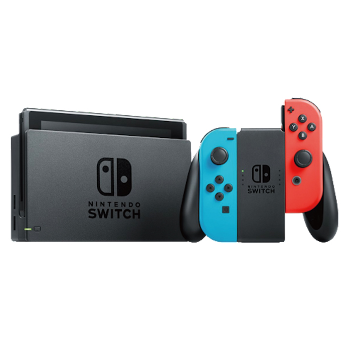 کنسول بازی Nintendo Switch قرمز و آبی سری جدید