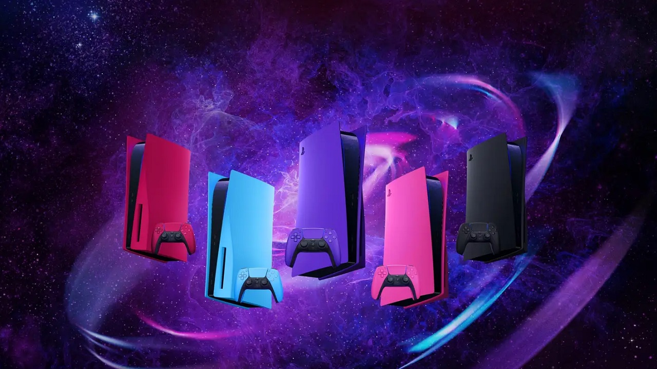 سونی به طور رسمی از رنگ‌بندی جدید کاورهای PS5 رونمایی کرد