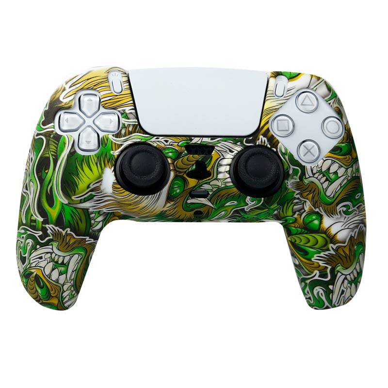 خرید کاور دسته Dualsense طرح سبز فانتزی