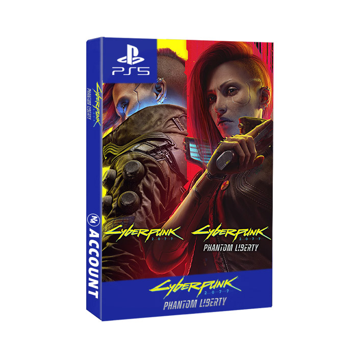 اکانت قانونی Cyberpunk 2077+ phantom liberty برای PS5