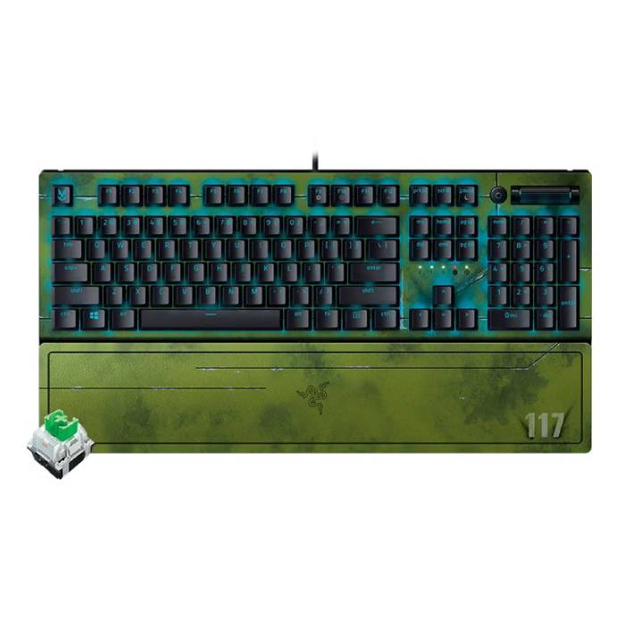 کیبورد گیمینگ Razer مدل BlackWidow V3 Halo Infinite