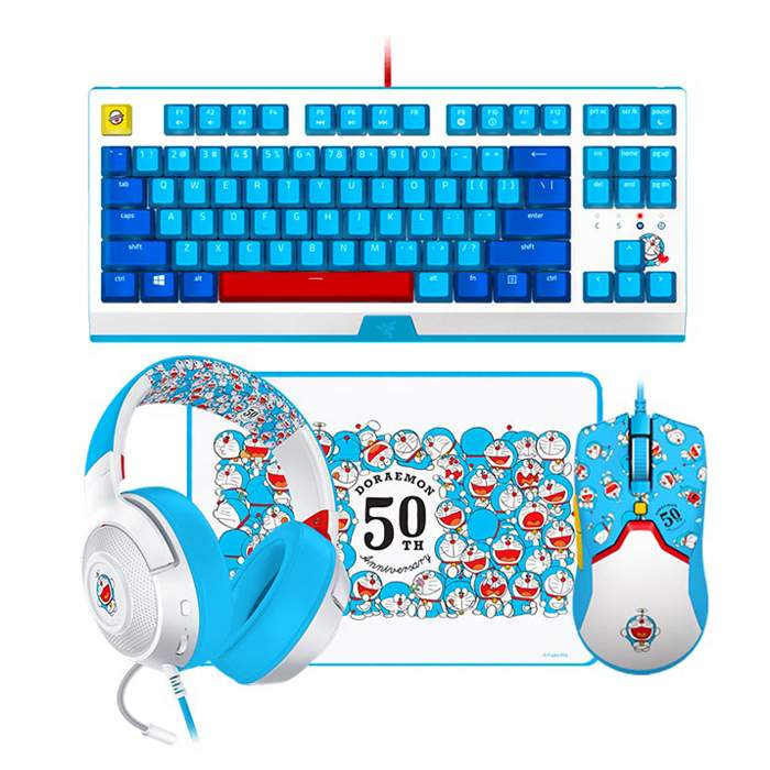 باندل پک گیمینگ Razer طرح 50th Anniversary Doraemon (ارسال رایگان)