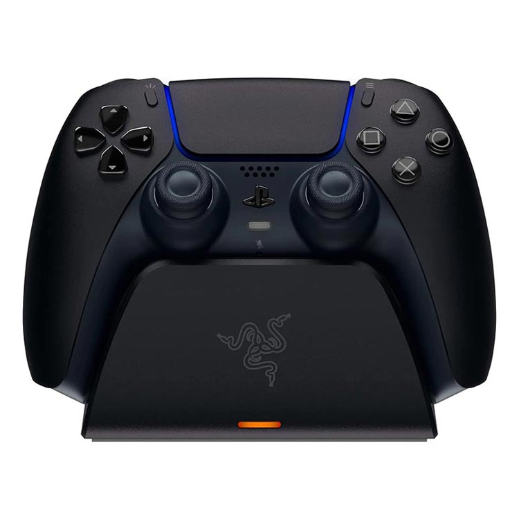 پایه شارژر Razer مدل Quick Charging Stand برای دوال سنس Midnight-black (ارسال رایگان)