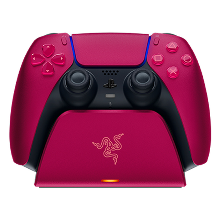 پایه شارژر Razer مدل Quick Charging Stand برای دوال سنس Cosmic red (ارسال رایگان)