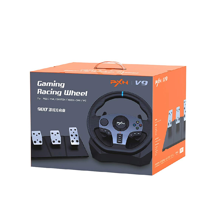 فرمان بازی PXN V9 همراه با دسته دنده