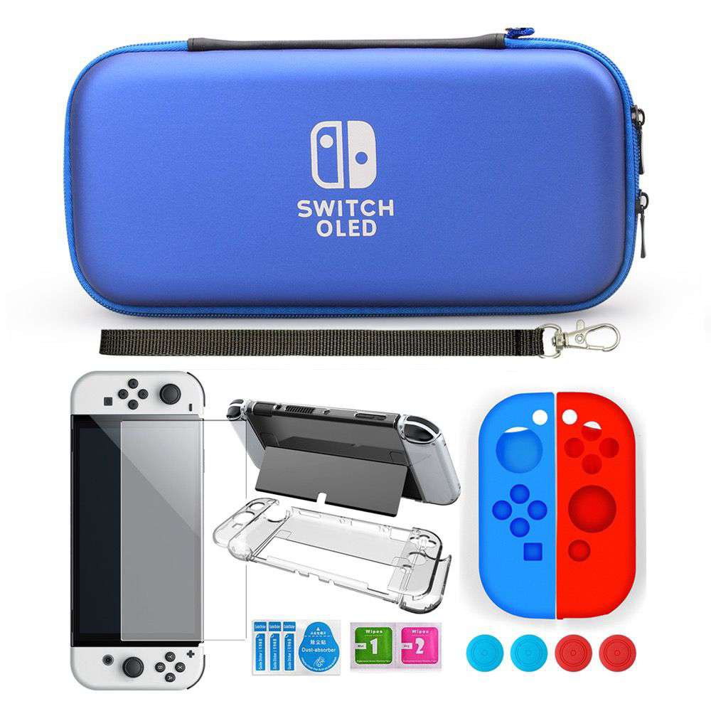 کیف محافظ اورجینال برای Nintendo Switch OLED آبی (ارسال رایگان)