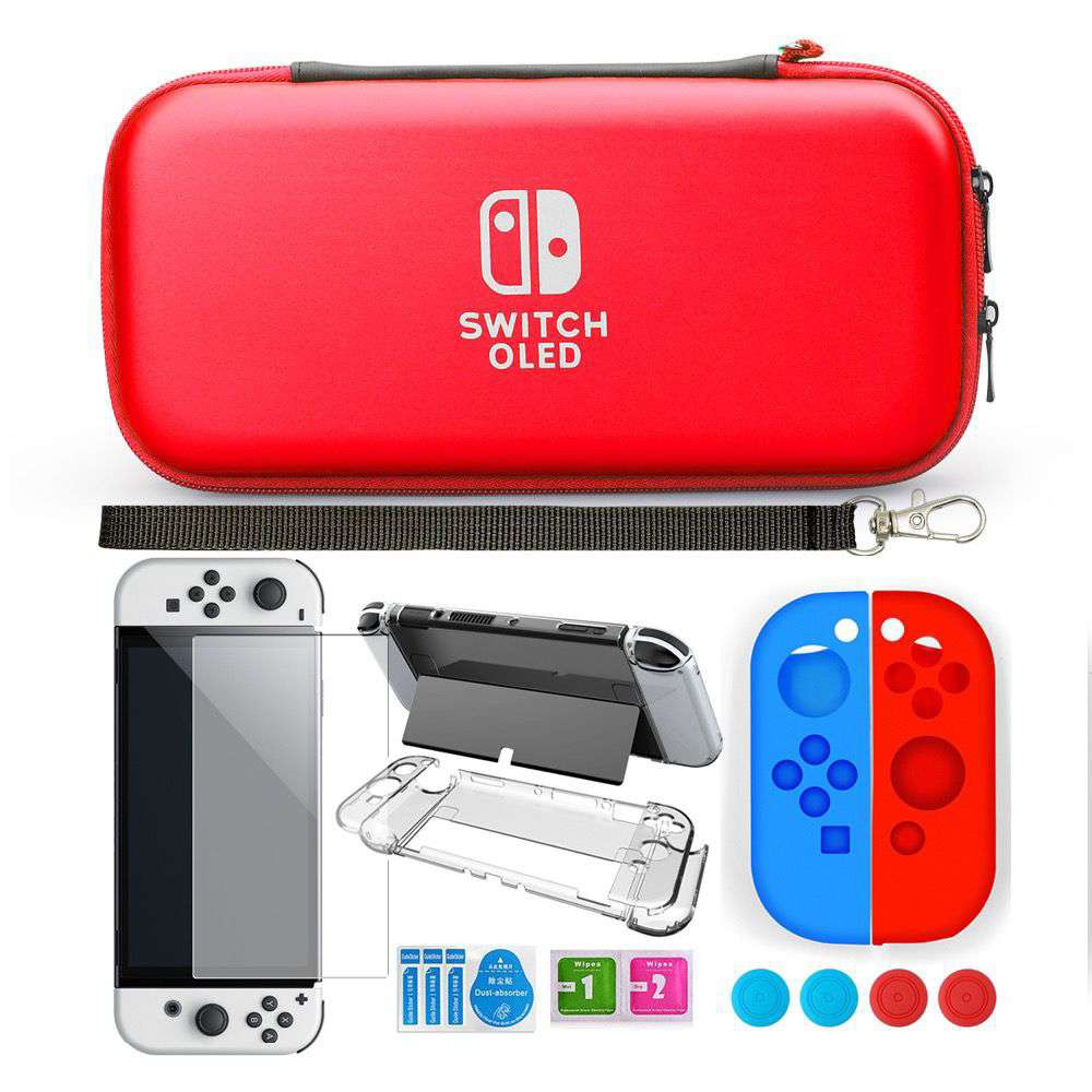 کیف محافظ اورجینال برای Nintendo Switch OLED قرمز (ارسال رایگان)