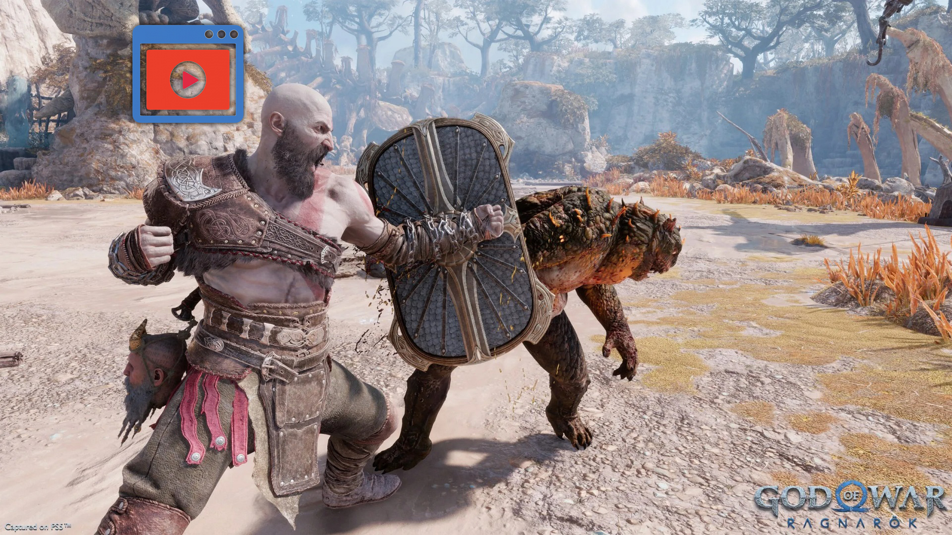 God of War Ragnarok پر از مبارزات پرتنش است + ویدیو