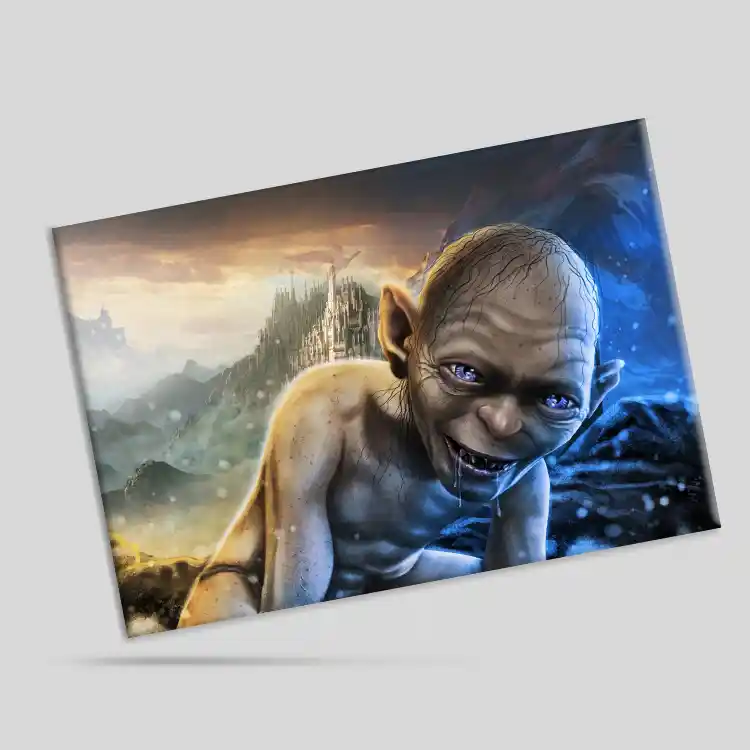 تابلو شاسی طرح Lord of The Ring Gollum (ارسال رایگان)