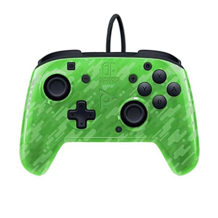 پرو کنترلر PDP Faceoff Deluxe Camo Green برای Nintendo Switch (ارسال رایگان)