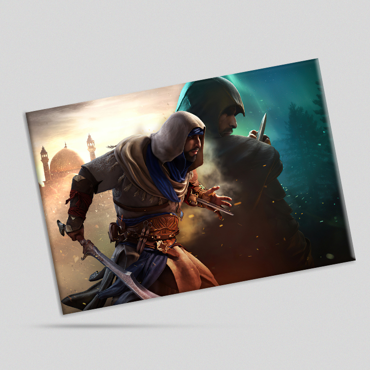 تابلو شاسی طرح Assassins Creed Mirage (ارسال رایگان)