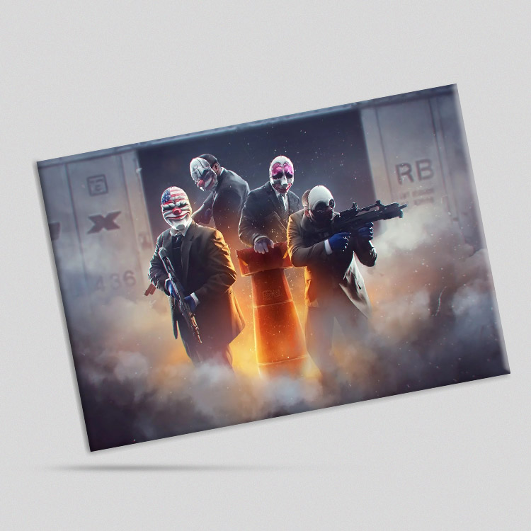 تابلو شاسی طرح Payday 3 (ارسال رایگان)