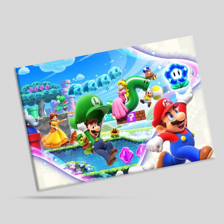 تابلو شاسی طرح Super Mario Bros Wonder (ارسال رایگان)