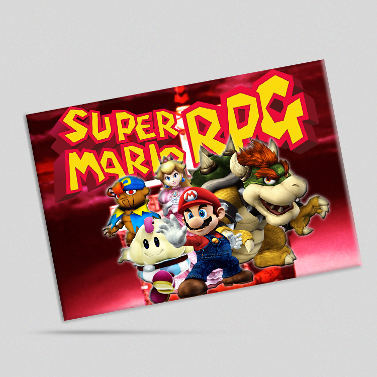 تابلو شاسی طرح Super Mario RPG (ارسال رایگان)