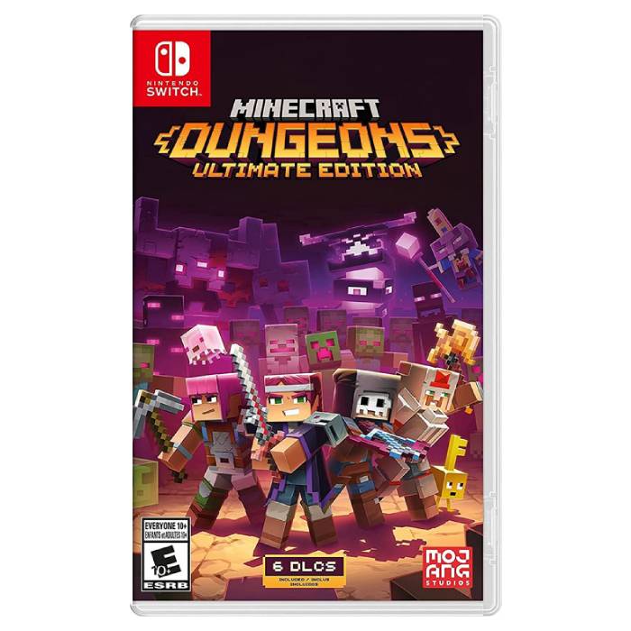 بازی Minecraft Dungeons نسخه Ultimate برای Nintendo Switch (ارسال رایگان)