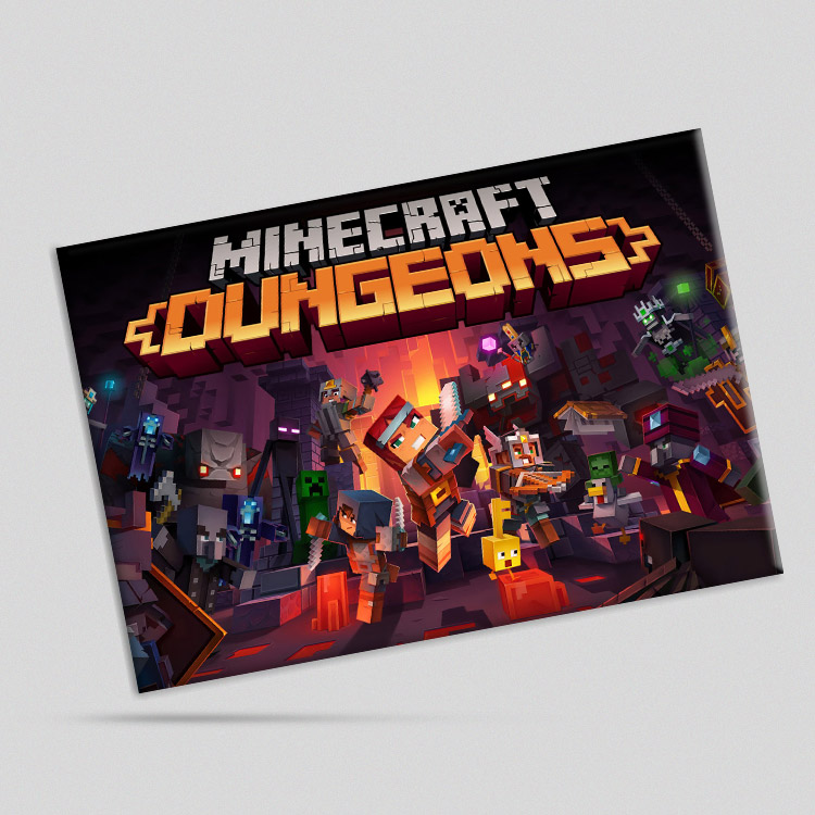 تابلو شاسی طرح Minecraft Dungeons نسخه Ultimate (ارسال رایگان)