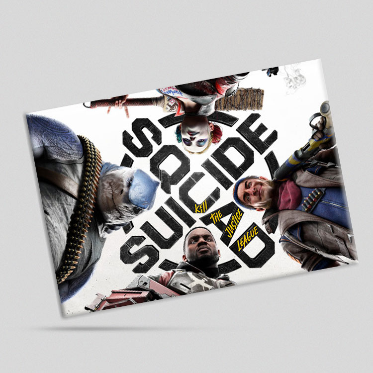 تابلو شاسی طرح بازی Suicide Squad Kill the Justice League (ارسال رایگان)