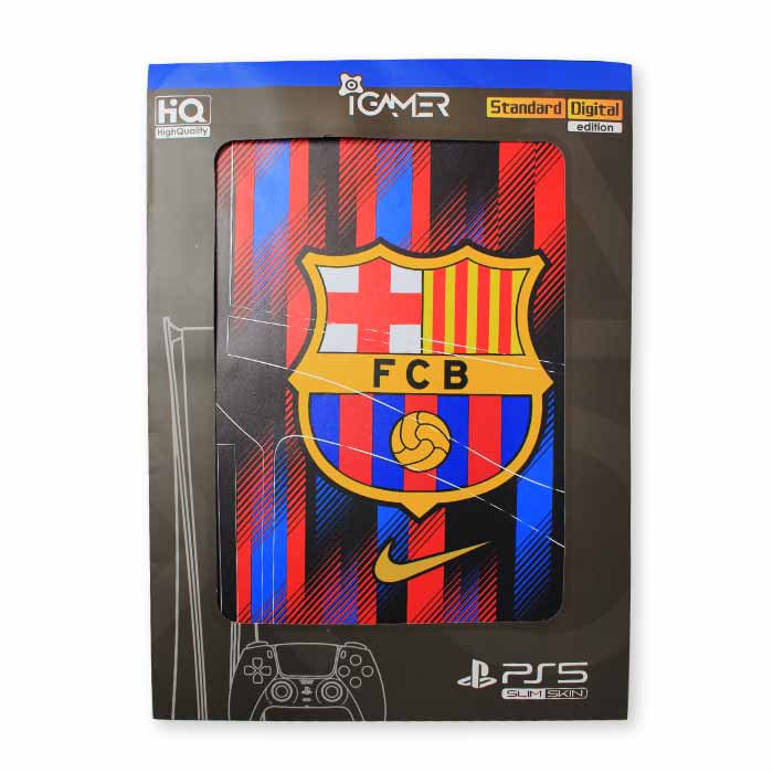 اسکین برچسب پلی استیشن 5 اسلیم طرح FCB (ارسال رایگان)