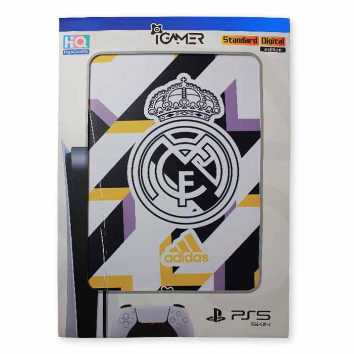 اسکین برچسب پلی استیشن 5 طرح Real Madrid (ارسال رایگان)