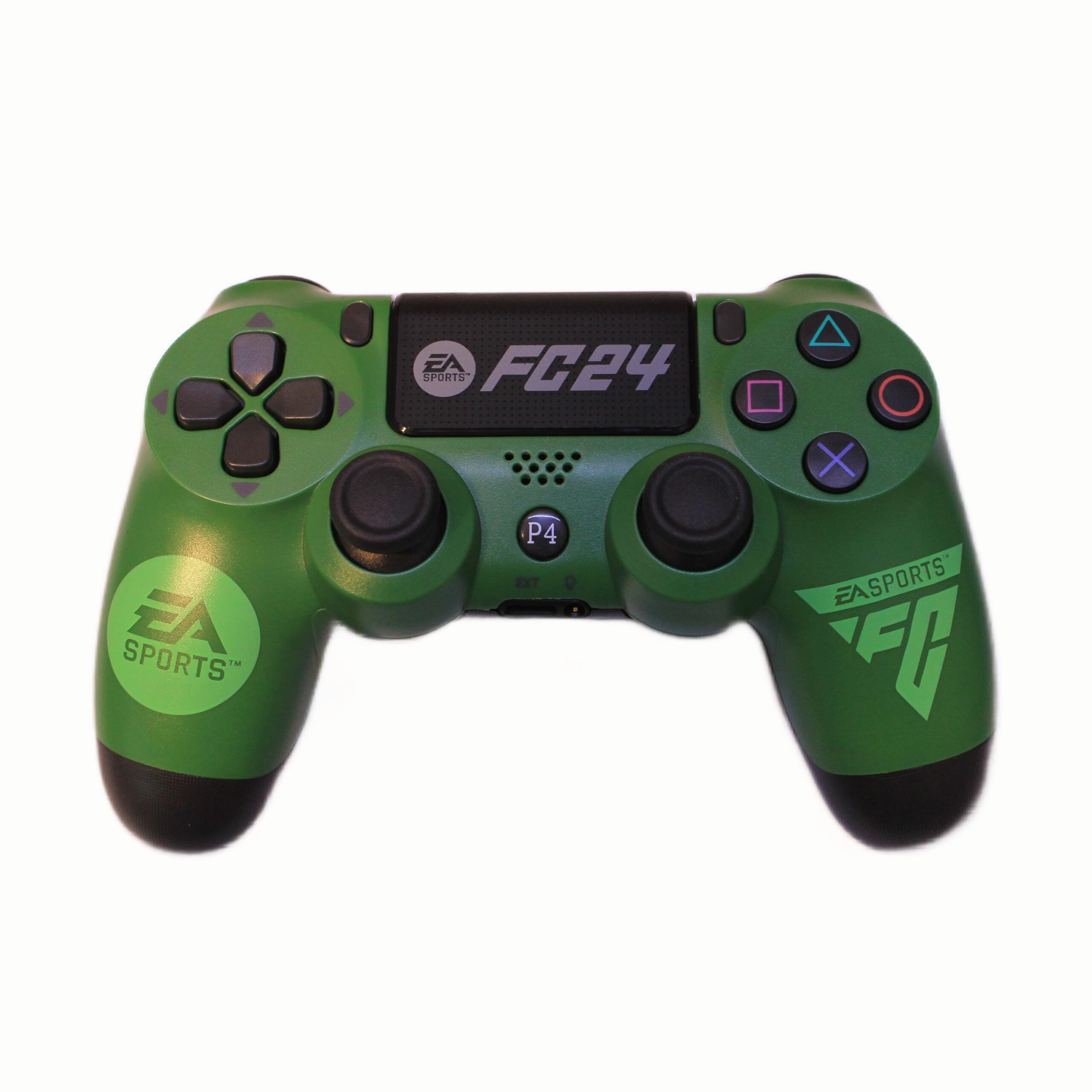 دسته PS4 طرح FC24 Green با برد اصلی (ارسال رایگان)