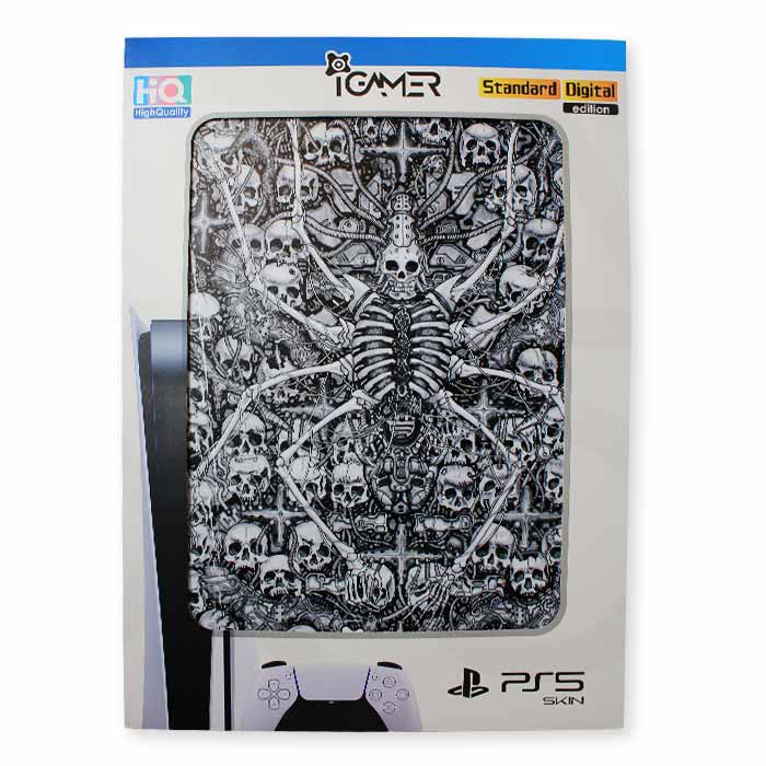 اسکین برچسب پلی استیشن 5 طرح Skeleton (ارسال رایگان)