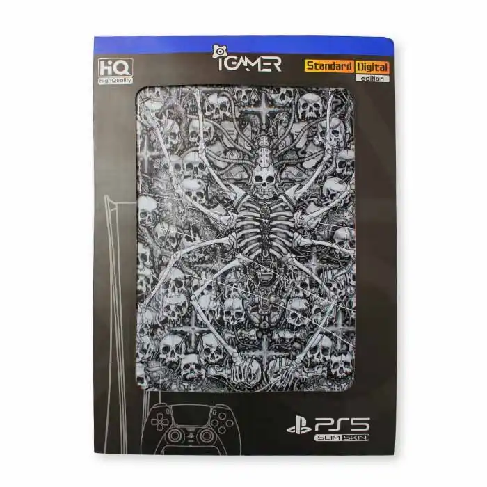 اسکین برچسب پلی استیشن 5 اسلیم طرح Skeleton (ارسال رایگان)
