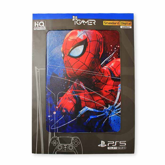 اسکین برچسب پلی استیشن 5 اسلیم طرح SpiderMan (ارسال رایگان)