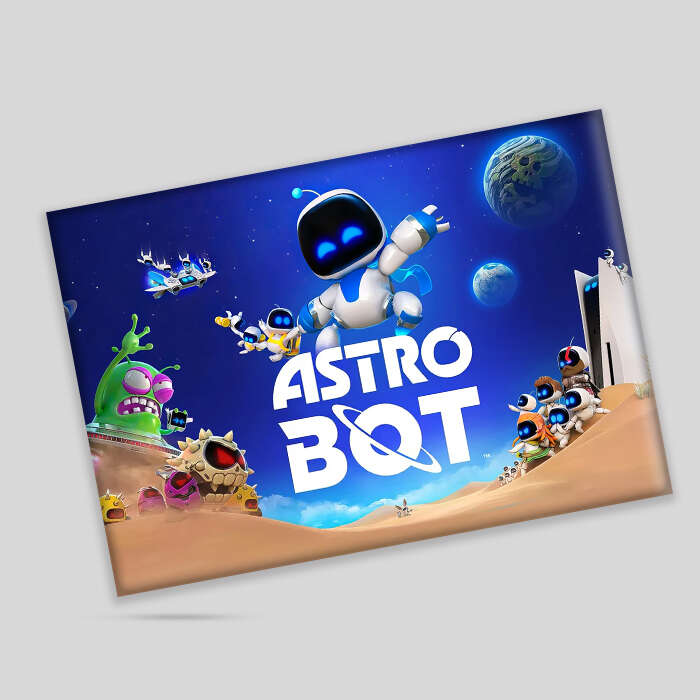تابلو شاسی طرح بازی Astro Bot (ارسال رایگان)