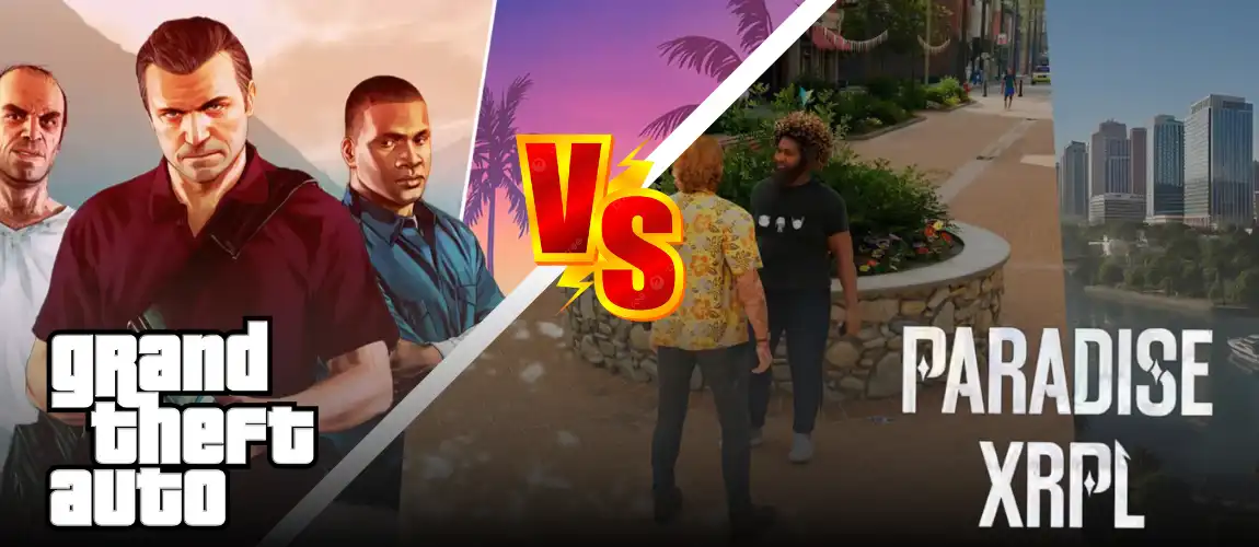 رقابت بازی Paradise XRPL با GTA | کدام یک محبوب‌تر است؟