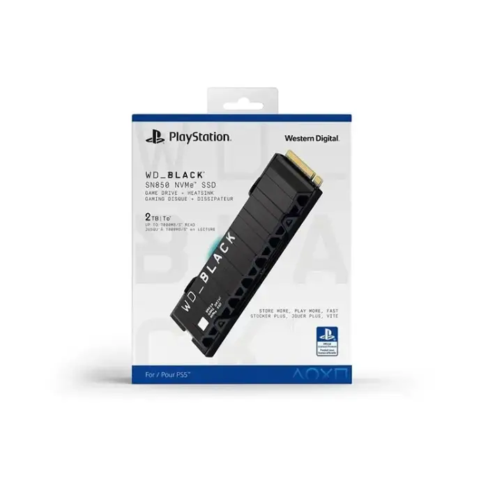 حافظه WD_BLACK SN850 SSD دارای هیت سینک – 2 ترابایت