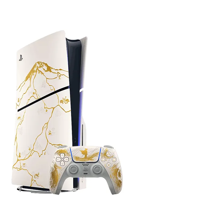 کنسول پلی استیشن 5 اسلیم استاندارد 2016 اروپا باندل Ghost of yotei با 2 سال گارانتی - طلایی(فاقد کد بازی)