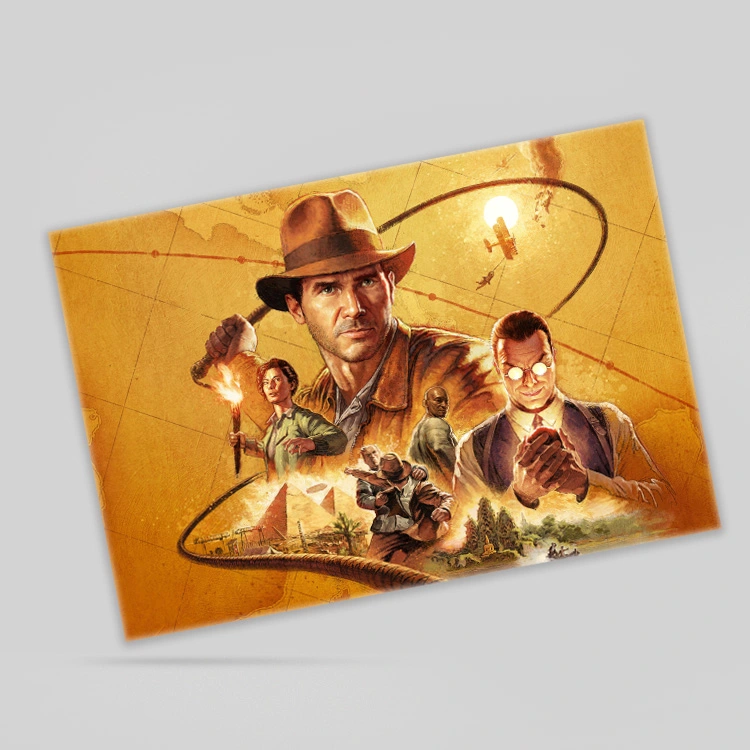 تابلو شاسی طرح بازی indiana jones and the great circle