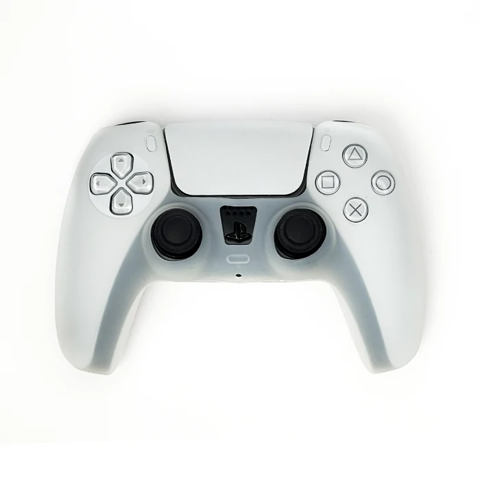 روکش دسته PS5 مدل سلیکونی ساده سفید