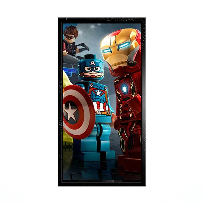 قاب عکس گیمینگ طرح Lego Marvel Avengers
