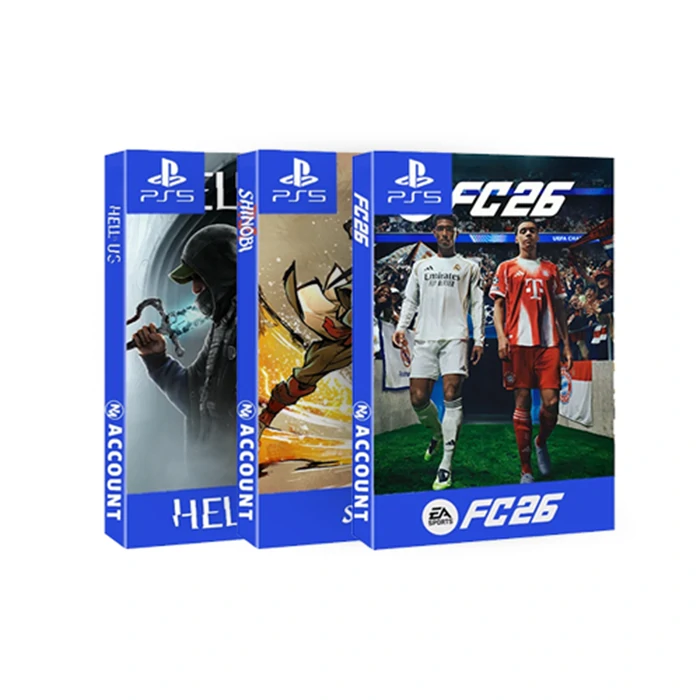 پکیج اکانت قانونی بازی‌های FC 26، Shinobi و Hell is Us برای PS5